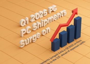 Q1 2025 Global PC Shipments Surge on Tariff Fears